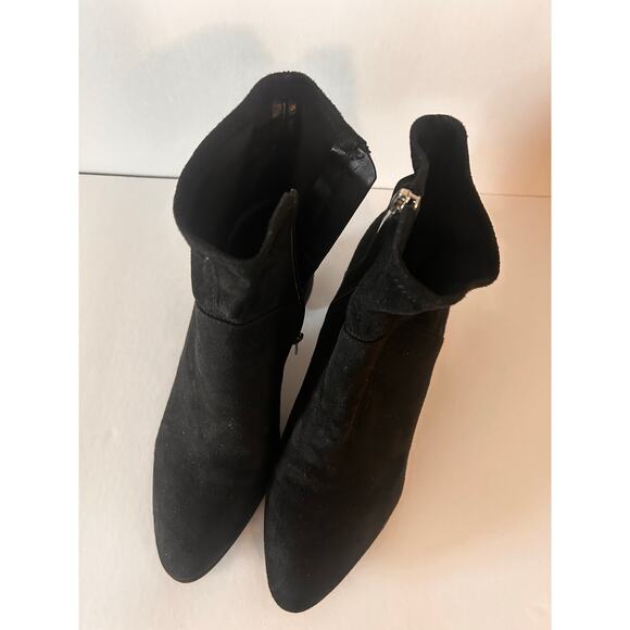 Marc Fisher Black Zip Bootie 3" Heel Women's 9M - Picture 7 of 7